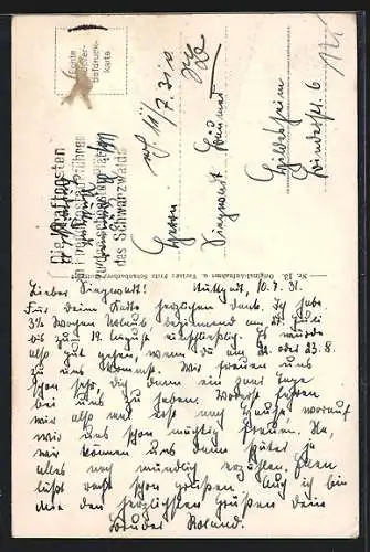 AK Stuttgart, Tagblatt-Turmhaus mit Strassenbahn