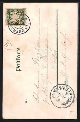 AK Oberammergau, Ein Herrgottschnitzer bei der Arbeit