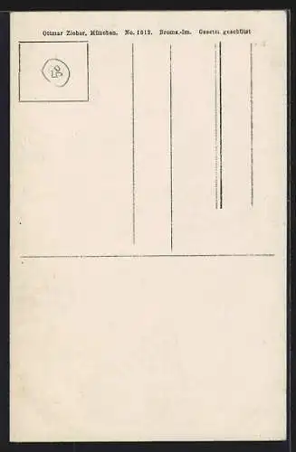 AK Oberammergau, Herrgottschnitzer bei der Arbeit