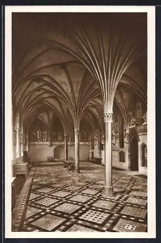 AK Marienburg /Westpr., Kapitelsaal im Hochschloss