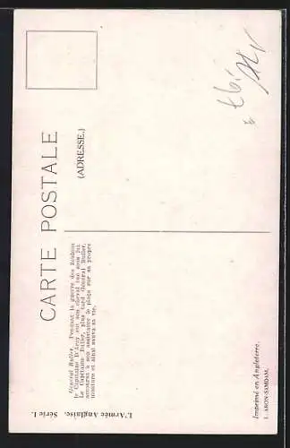 AK Britischer General Buller zu Pferd in der Schlacht