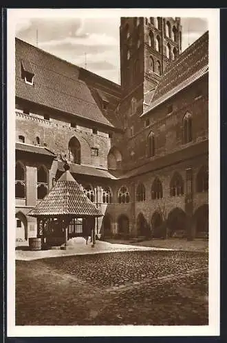 AK Marienburg-Malbork, Kreuzgang im Hochschloss