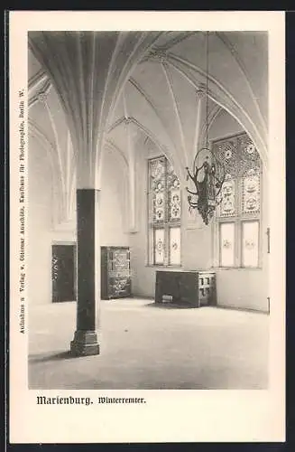 AK Marienburg / Malbork, Winterremter