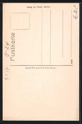 AK Wismar, Partie bei der Nicolaikirche