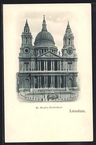 AK London, St. Paul`s Cathedral