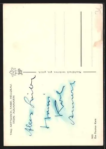 AK Sternzeichen Zwillinge, Mann ist verblüfft über Zwillinge, mit Gedicht