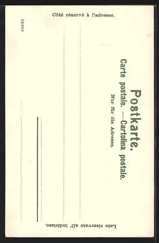 Künstler-AK Manuel Wielandt: Lugano, Santa Maria degli Angioli