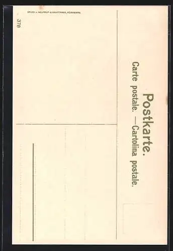 Künstler-AK Manuel Wielandt: Locarno, Ortspartie mit Garten