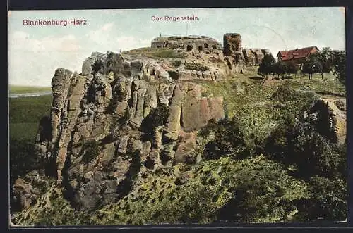 AK Blankenburg a. H., Burgruine Regenstein