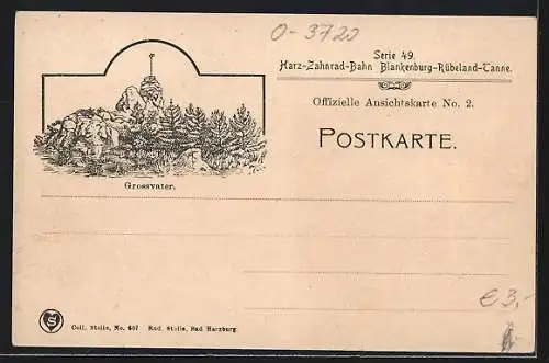 AK Blankenburg a. H., Burgruine Regenstein