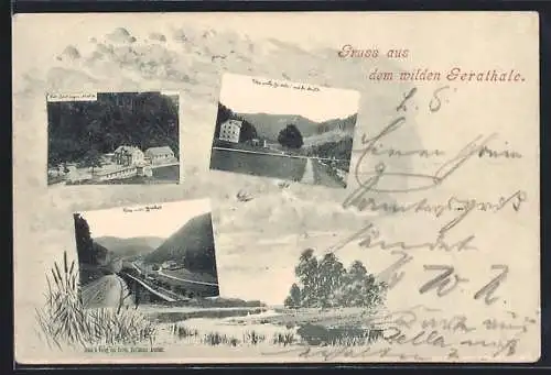AK Gehlberg, Gasthaus Gehlberger Mühle