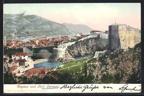AK Ragusa, Ortsansicht und Fort Lorenzo
