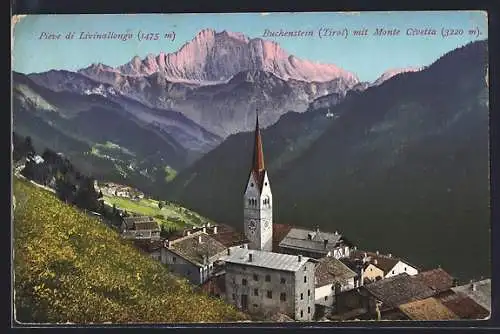 AK Buchenstein, Teilansicht gegen Monte Civetta