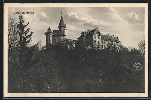 AK Heldburg, Blick zur Feste