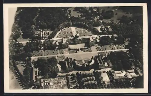 AK Potsdam, Neues Palais vom Flugzeug aus gesehen