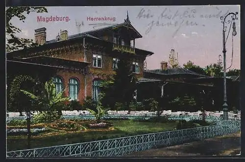 AK Magdeburg, Gasthof Herrenkrug