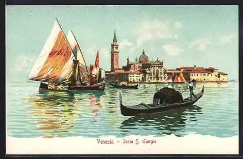 AK Venezia, Isola S. Giorgio, Gondel, Boote