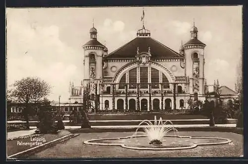 AK Leipzig, Partie aus dem Palmengarten