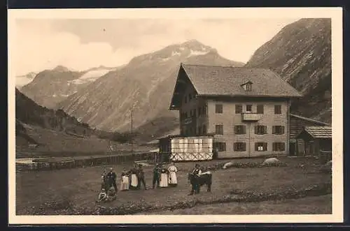 AK Krimml, Gasthaus Tauernhaus von S. Geisler im Krimmler Achental