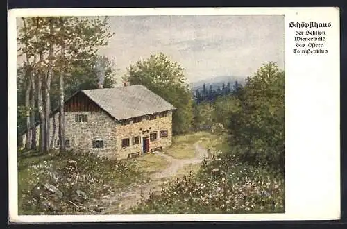 AK Kaumberg, Schöpflhaus der Sektion Wienerwald des Österreichischen Touristenklub