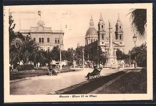 AK Rosario, Plaza 25 de Mayo