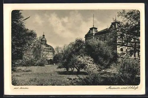 AK Gotha, Museum und Schlofs