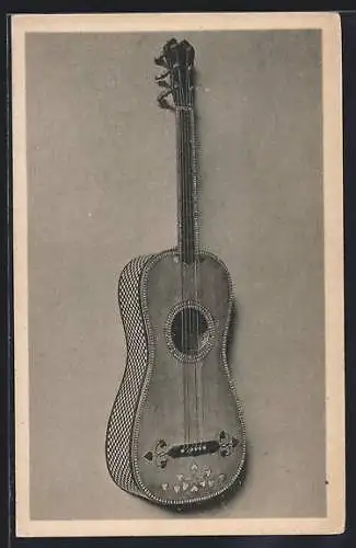 AK Berlin, Staatliche Musikinstrumentensammlung, M. 9. Gitarre