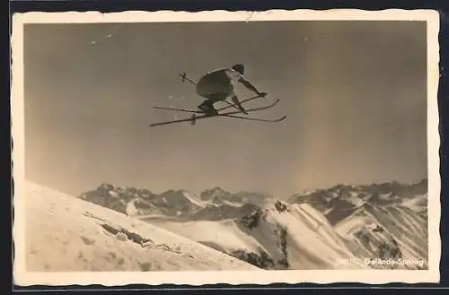 AK Oberstdorf, Gelände-Sprung, Schedler Lise