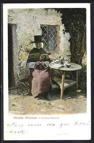 AK Welsh Woman in National Costume