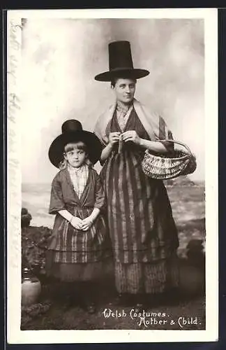 AK Welsh Costumes, Mother and Child