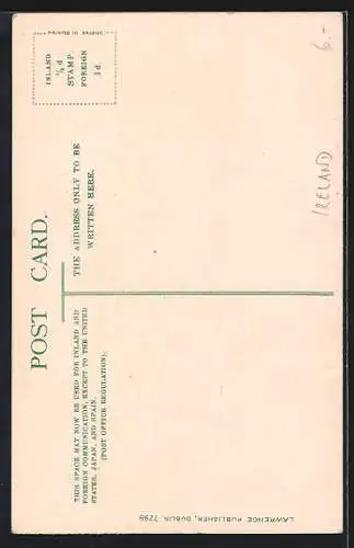 AK Irish Farmer, Irischer Mann mit Hut und Pfeife