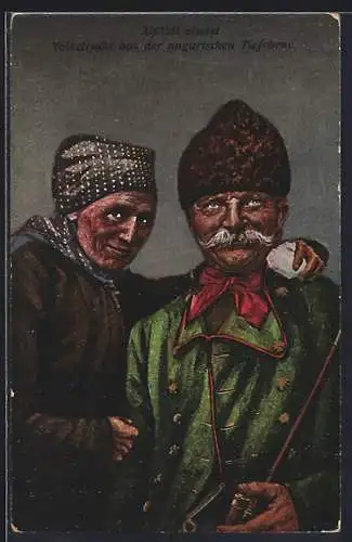 AK Ungaren in Volkstracht aus der Tiefebene
