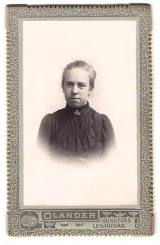 Fotografie Ölander, Lesjöfors, Porträt eines Mädchens