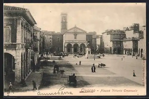 AK Livorno, Piazza Vittorio Emanuele