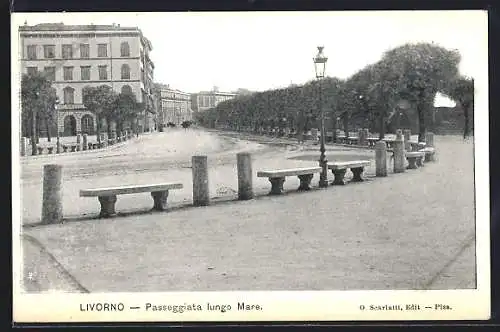 AK Livorno, Passeggiata lungo Mare