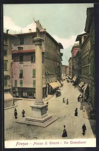 AK Firenze, Piazza S. Trinità & Via Tornabuoni