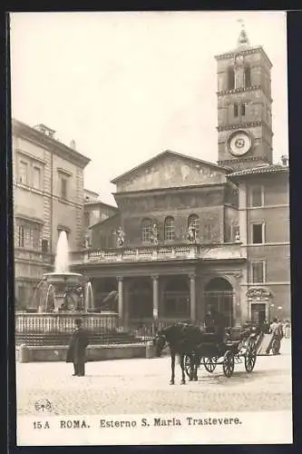 AK Roma, Esterno S. Maria Trastevere