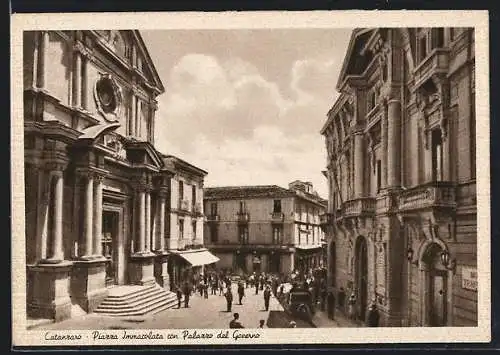 AK Cantanzaro, Piazza Immacolata con Palazzo del Governo