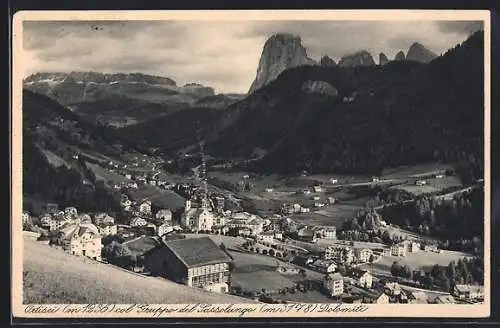 AK Ortisei, Ortisei col Gruppo del Sassolungo, Dolomiti
