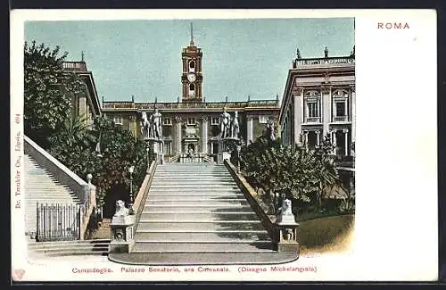 AK Roma, Campidoglio, Palazzo Senatorio, ora Communale