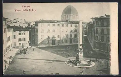 AK Firenze, Piazza Unità Italiana