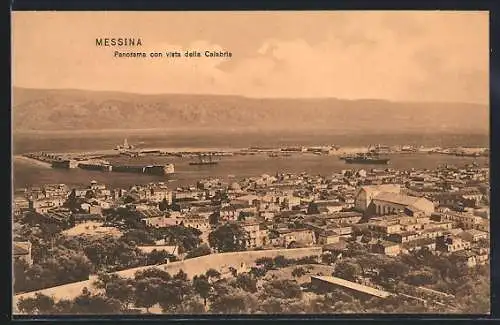 AK Messina, Panorama con vista della Calabria