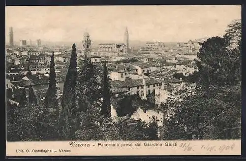 AK Verona, Panorama preso dal Girardino Giusti