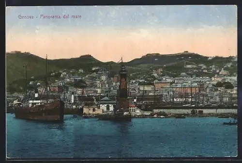 AK Genova, Panorama dal mare
