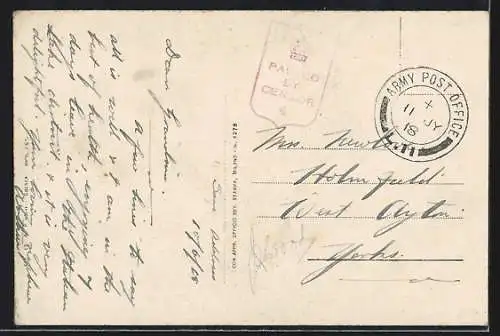 AK Desenzano /Lago di Garda, Lago in burrasca