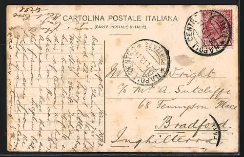 AK Agnano /Napoli, Campi Flegrei, Panorama dalle Terme di Cesare Augusto