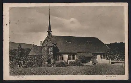 AK Fahrnau, Turnhalle, Aussenansicht