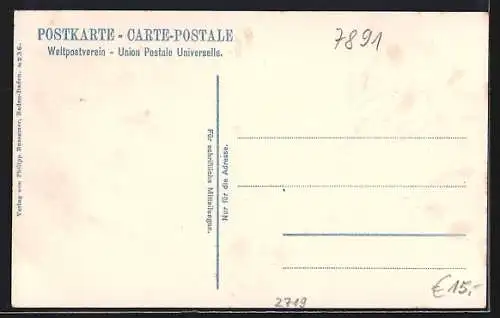 AK Uehlingen, Gasthof Posthorn, Gasthaus Witznau, Ortspanorama