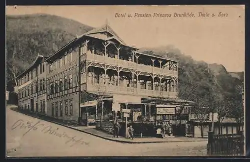 AK Thale a. Harz, Hotel und Pension Prinzess Brunhilde