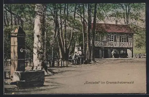 AK Rimpar, Gasthaus Einsiedel im Gramschatzerwald